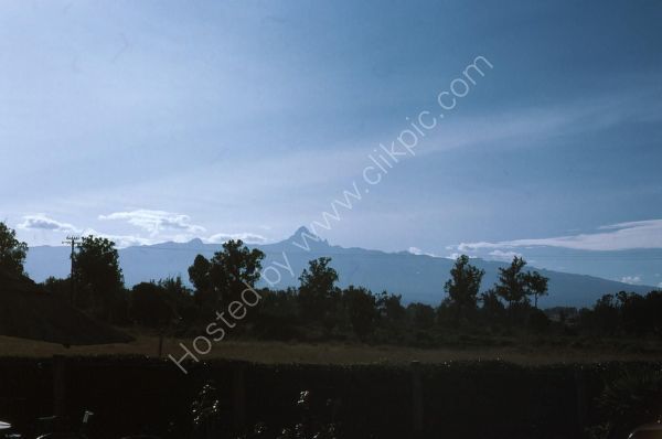 Early Evening View of Mount Kenya from Nanyuki